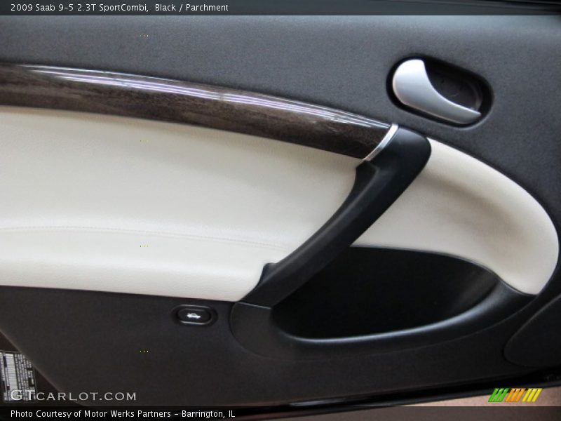 Black / Parchment 2009 Saab 9-5 2.3T SportCombi