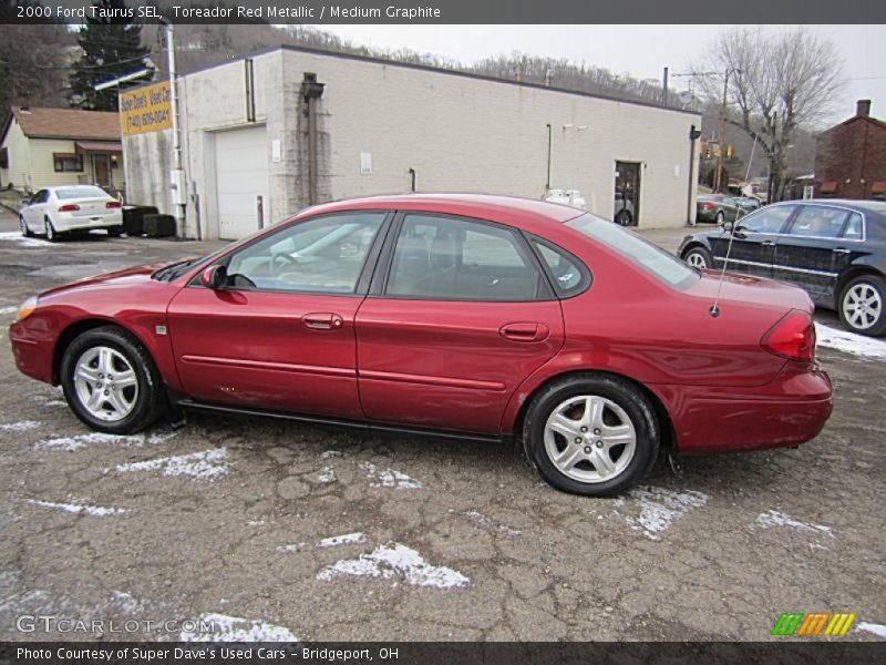 Toreador Red Metallic / Medium Graphite 2000 Ford Taurus SEL