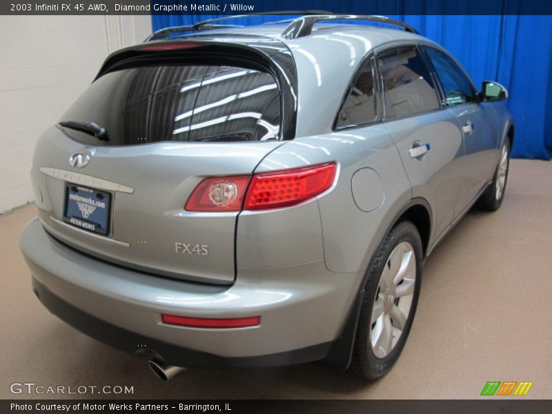 Diamond Graphite Metallic / Willow 2003 Infiniti FX 45 AWD