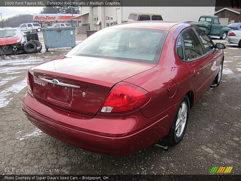 Toreador Red Metallic / Medium Graphite 2000 Ford Taurus SEL