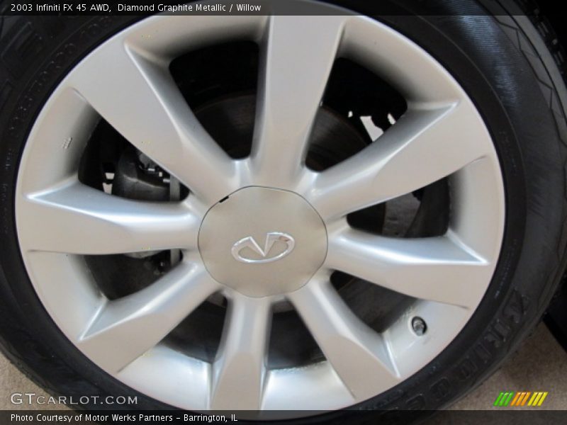 Diamond Graphite Metallic / Willow 2003 Infiniti FX 45 AWD