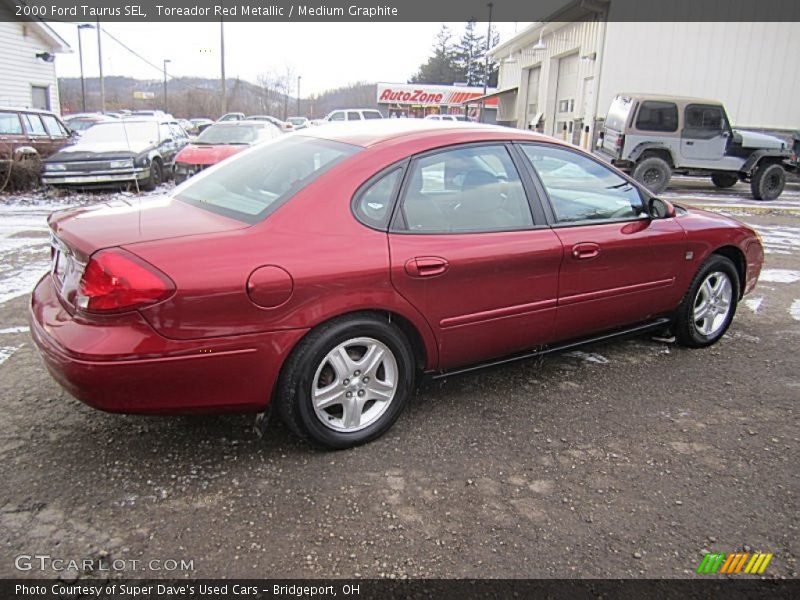 Toreador Red Metallic / Medium Graphite 2000 Ford Taurus SEL