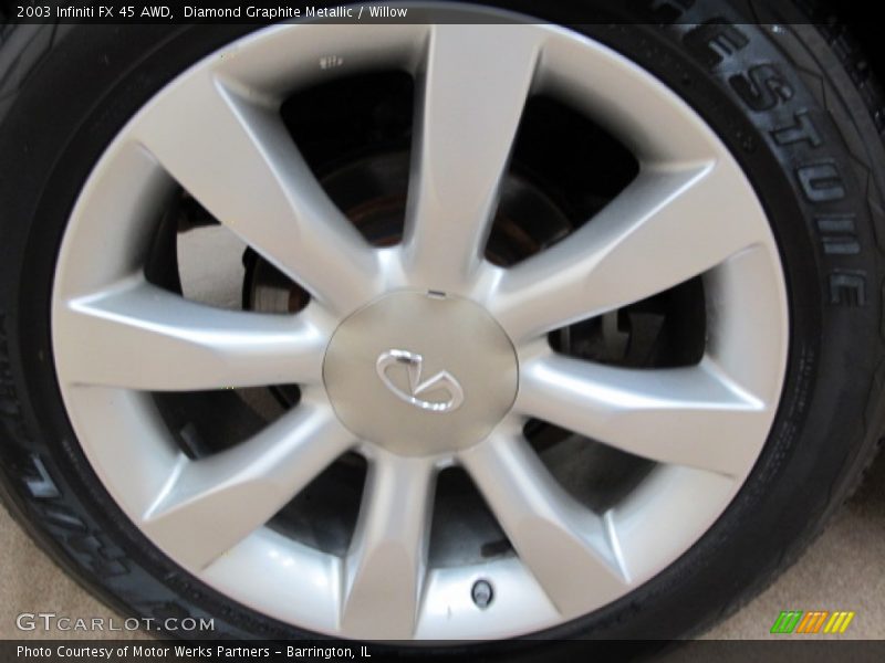 Diamond Graphite Metallic / Willow 2003 Infiniti FX 45 AWD