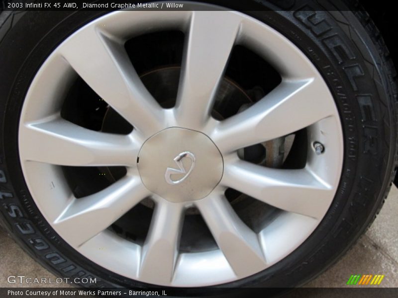 Diamond Graphite Metallic / Willow 2003 Infiniti FX 45 AWD