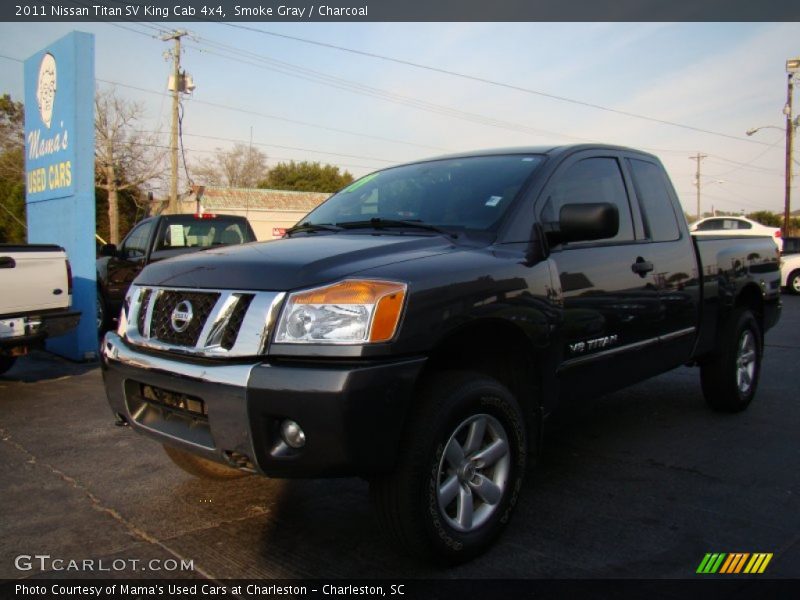 Smoke Gray / Charcoal 2011 Nissan Titan SV King Cab 4x4