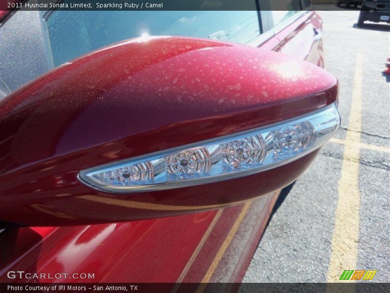 Sparkling Ruby / Camel 2013 Hyundai Sonata Limited