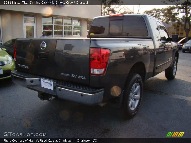 Smoke Gray / Charcoal 2011 Nissan Titan SV King Cab 4x4