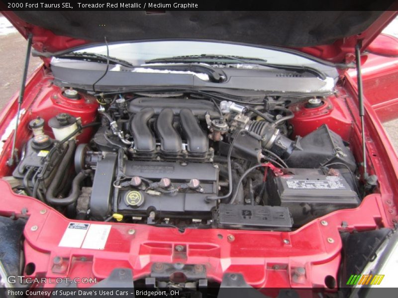 Toreador Red Metallic / Medium Graphite 2000 Ford Taurus SEL
