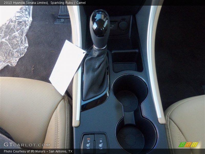 Sparkling Ruby / Camel 2013 Hyundai Sonata Limited