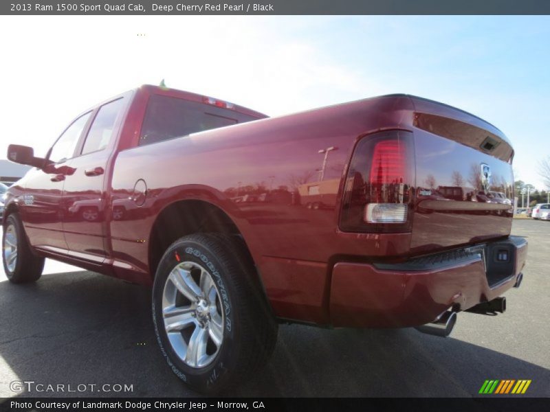 Deep Cherry Red Pearl / Black 2013 Ram 1500 Sport Quad Cab