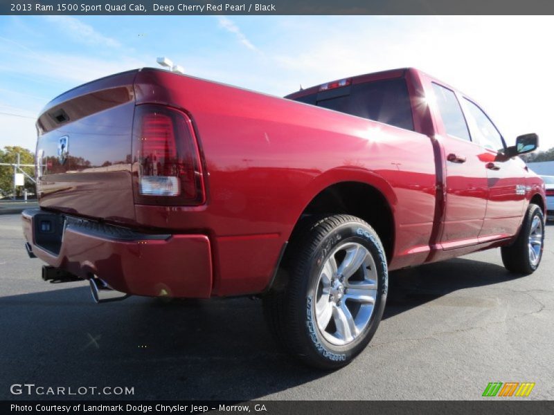 Deep Cherry Red Pearl / Black 2013 Ram 1500 Sport Quad Cab