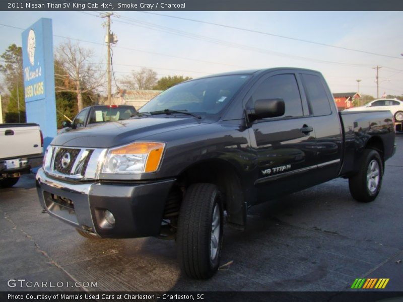 Smoke Gray / Charcoal 2011 Nissan Titan SV King Cab 4x4