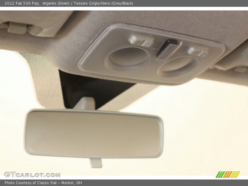 Argento (Silver) / Tessuto Grigio/Nero (Grey/Black) 2012 Fiat 500 Pop