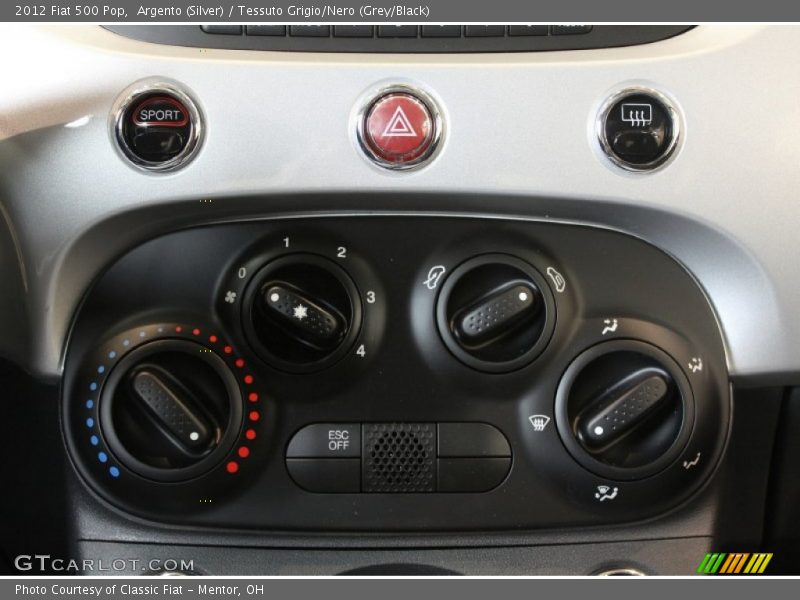 Controls of 2012 500 Pop