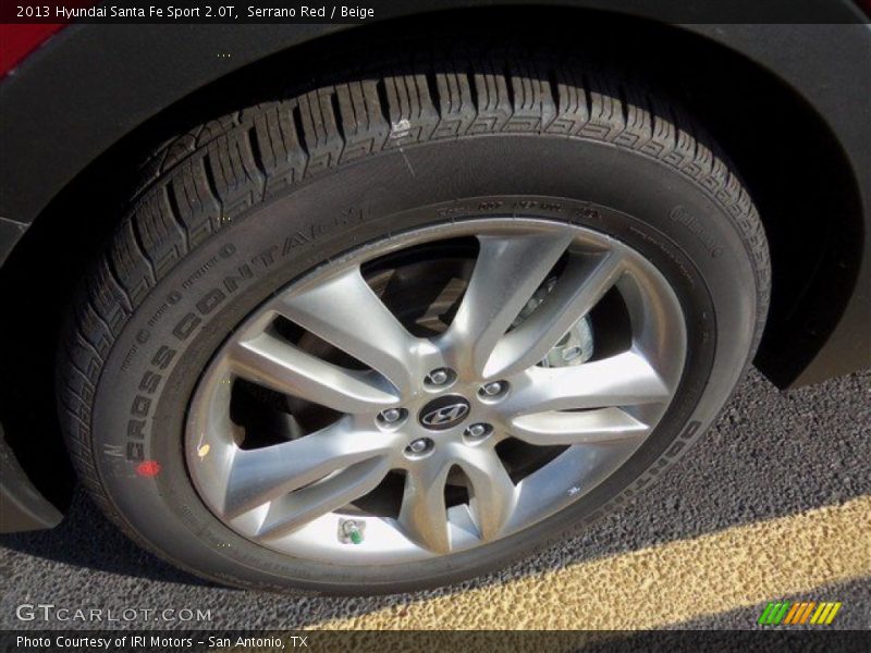Serrano Red / Beige 2013 Hyundai Santa Fe Sport 2.0T