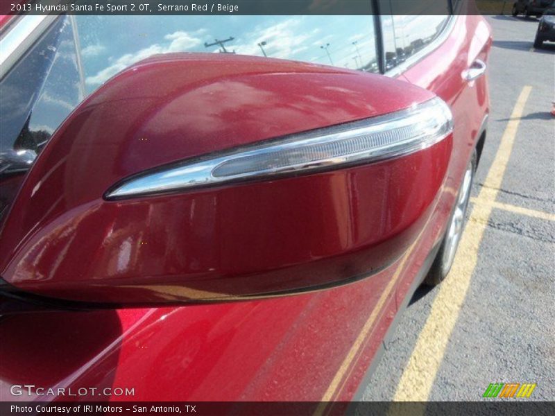 Serrano Red / Beige 2013 Hyundai Santa Fe Sport 2.0T