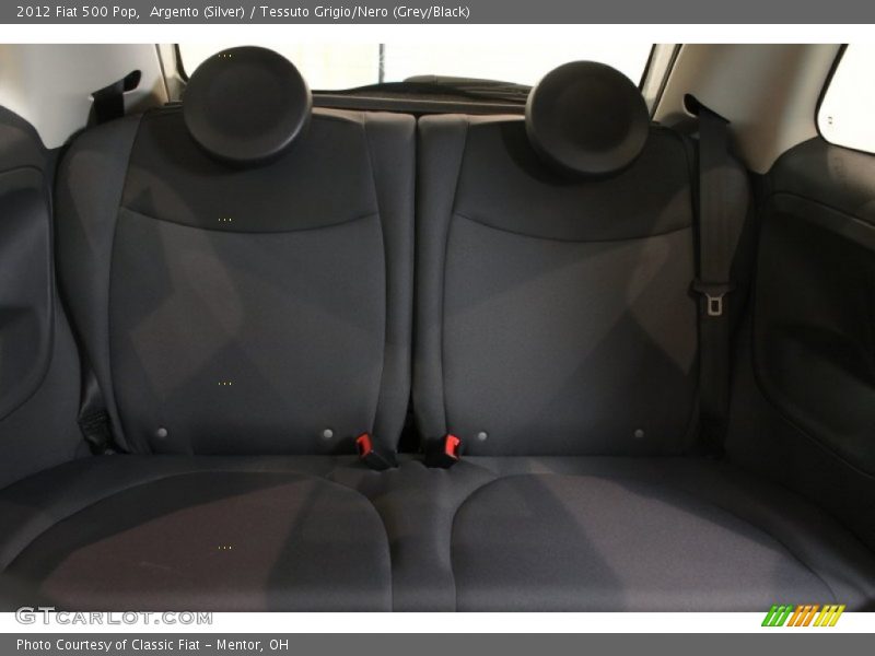 Argento (Silver) / Tessuto Grigio/Nero (Grey/Black) 2012 Fiat 500 Pop