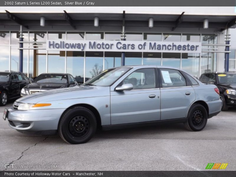 Silver Blue / Gray 2002 Saturn L Series L200 Sedan