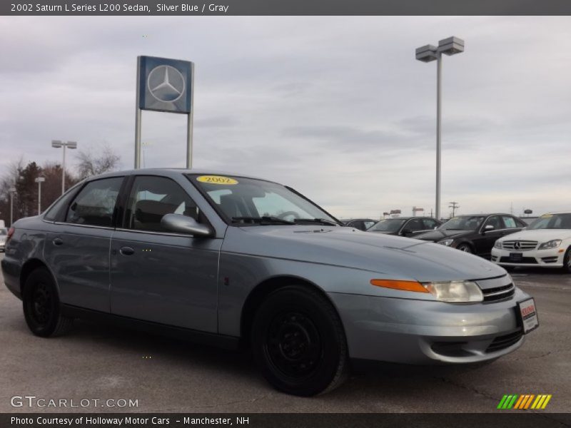 Silver Blue / Gray 2002 Saturn L Series L200 Sedan