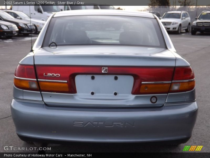 Silver Blue / Gray 2002 Saturn L Series L200 Sedan
