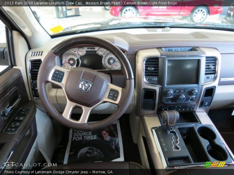 Dashboard of 2013 1500 Laramie Longhorn Crew Cab