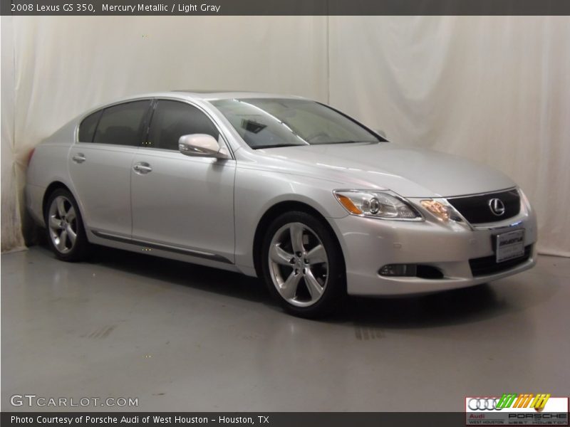 Mercury Metallic / Light Gray 2008 Lexus GS 350