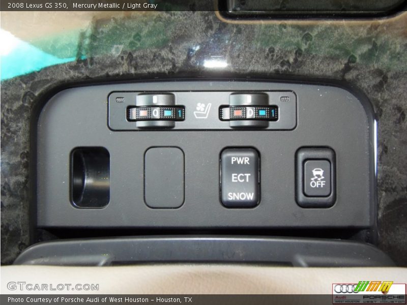Mercury Metallic / Light Gray 2008 Lexus GS 350