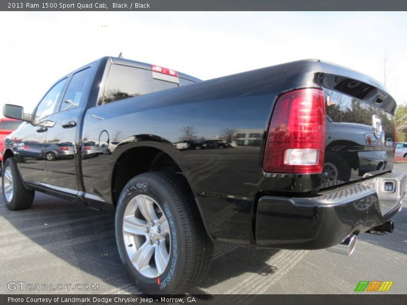 Black / Black 2013 Ram 1500 Sport Quad Cab