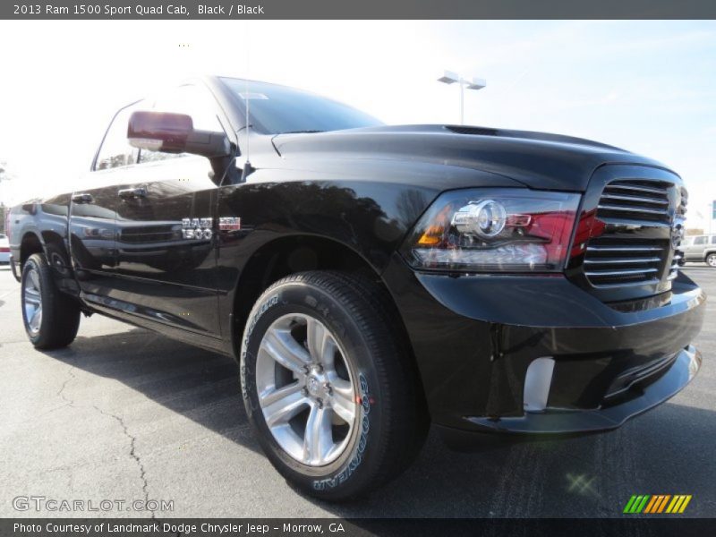 Black / Black 2013 Ram 1500 Sport Quad Cab