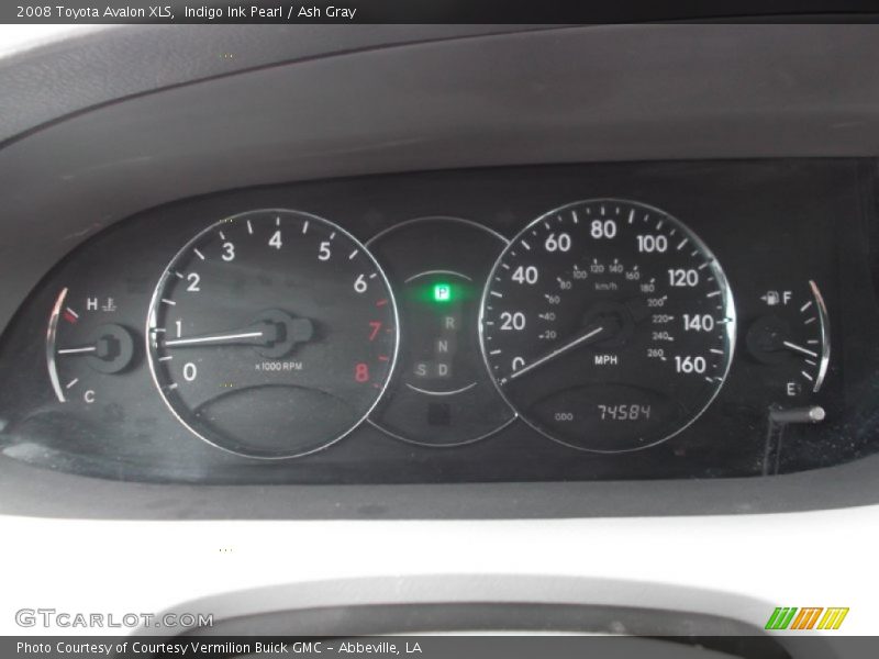 Indigo Ink Pearl / Ash Gray 2008 Toyota Avalon XLS