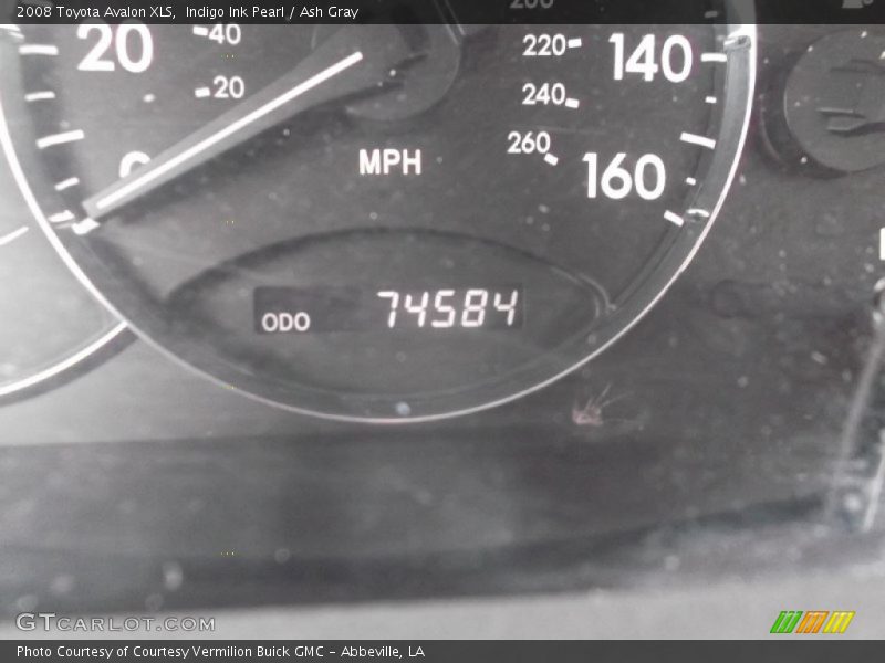 Indigo Ink Pearl / Ash Gray 2008 Toyota Avalon XLS