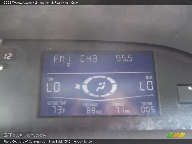 Indigo Ink Pearl / Ash Gray 2008 Toyota Avalon XLS