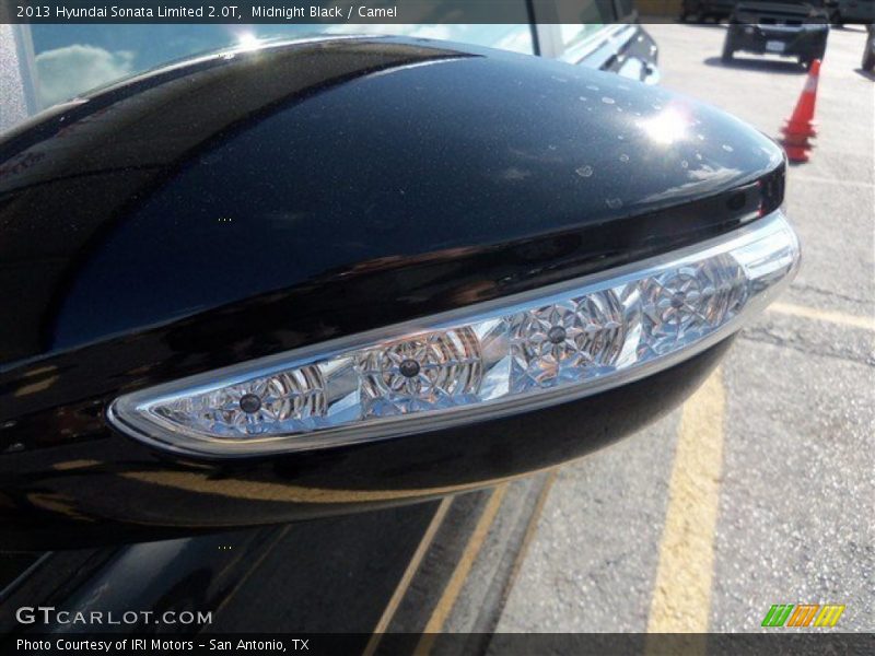 Midnight Black / Camel 2013 Hyundai Sonata Limited 2.0T