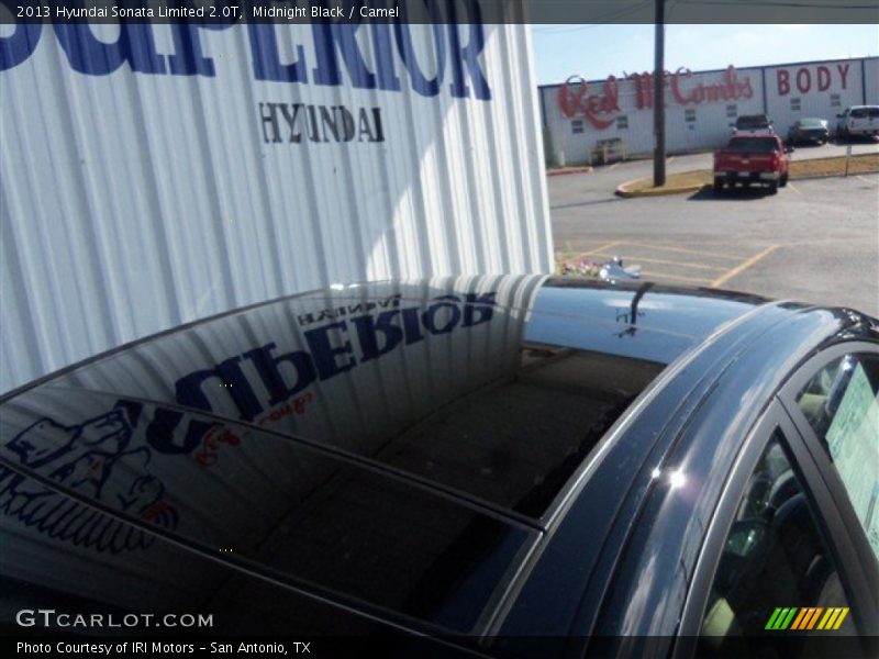 Midnight Black / Camel 2013 Hyundai Sonata Limited 2.0T