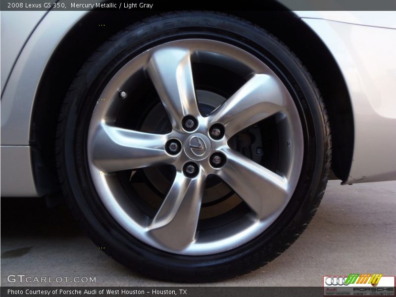Mercury Metallic / Light Gray 2008 Lexus GS 350
