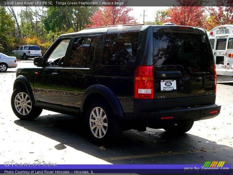 Tonga Green Pearlescent / Alpaca Beige 2008 Land Rover LR3 V8 SE