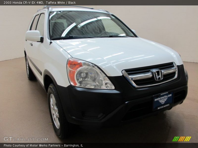 Taffeta White / Black 2003 Honda CR-V EX 4WD