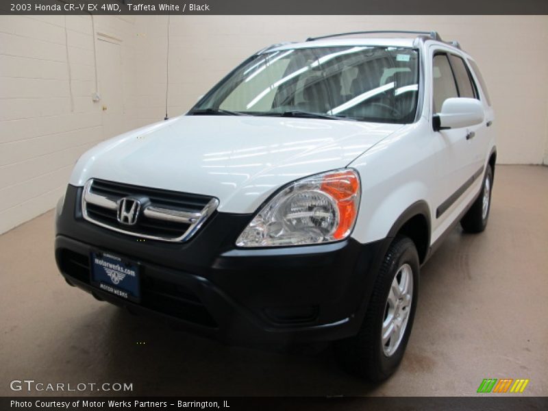 Taffeta White / Black 2003 Honda CR-V EX 4WD