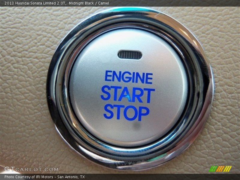 Midnight Black / Camel 2013 Hyundai Sonata Limited 2.0T