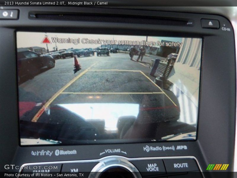 Midnight Black / Camel 2013 Hyundai Sonata Limited 2.0T