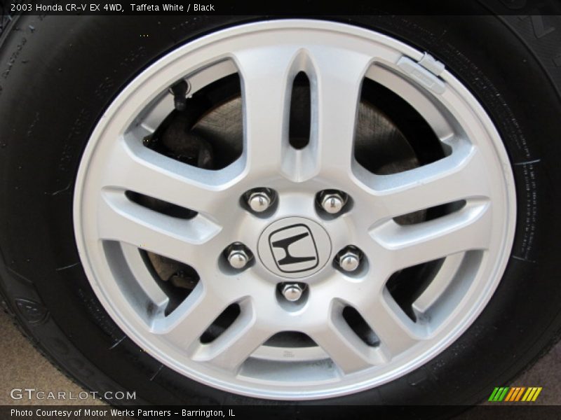 Taffeta White / Black 2003 Honda CR-V EX 4WD