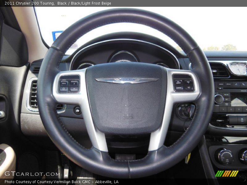 Black / Black/Light Frost Beige 2011 Chrysler 200 Touring