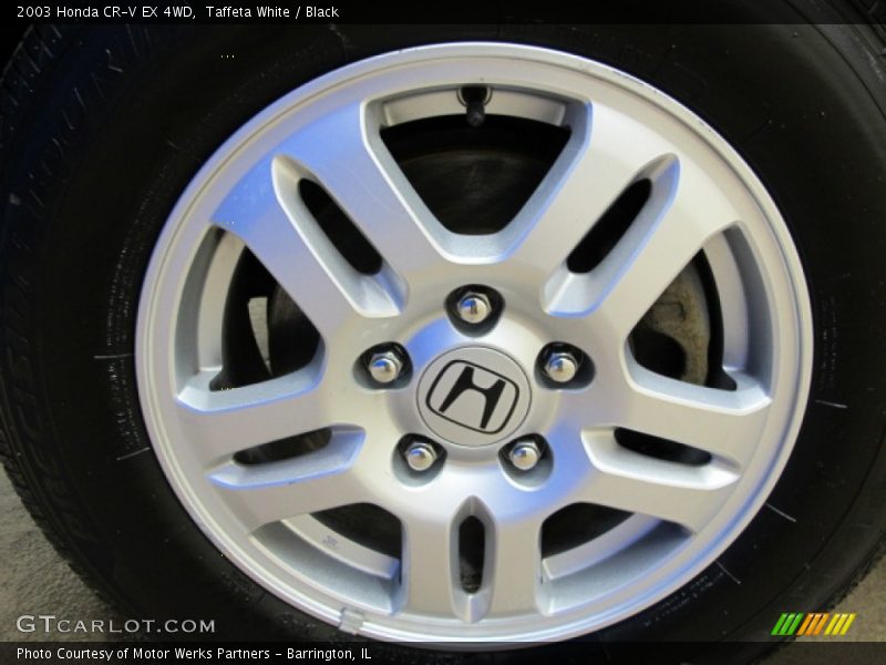Taffeta White / Black 2003 Honda CR-V EX 4WD