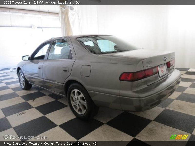 Antique Sage Pearl / Oak 1998 Toyota Camry XLE V6