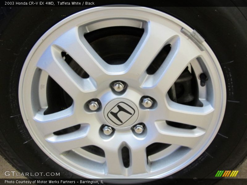 Taffeta White / Black 2003 Honda CR-V EX 4WD