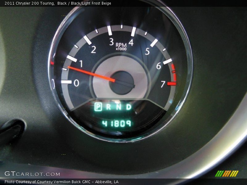 Black / Black/Light Frost Beige 2011 Chrysler 200 Touring