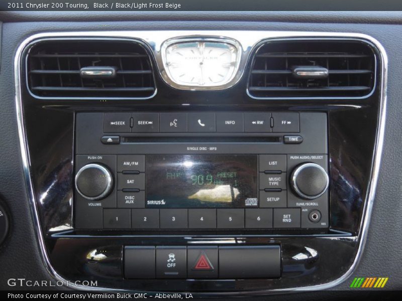 Black / Black/Light Frost Beige 2011 Chrysler 200 Touring
