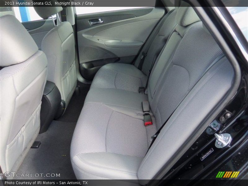 Midnight Black / Gray 2013 Hyundai Sonata GLS