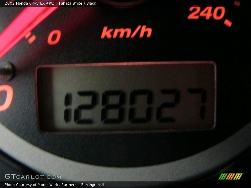 Taffeta White / Black 2003 Honda CR-V EX 4WD