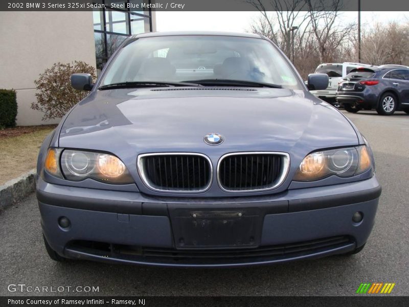 Steel Blue Metallic / Grey 2002 BMW 3 Series 325xi Sedan